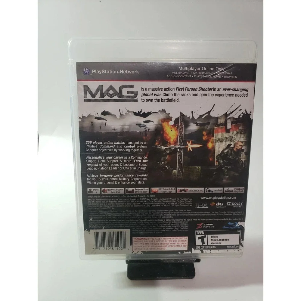 MAG (PlayStation 3 PS3) Complete with Manual tested and working great shape